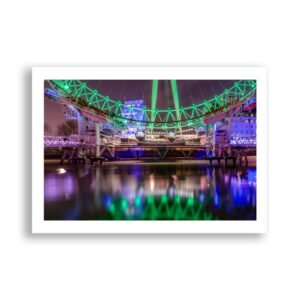 St Patrick's Day at the London Eye, England
