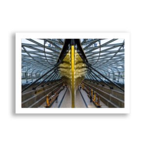 The Cutty Sark from beneath - London, England