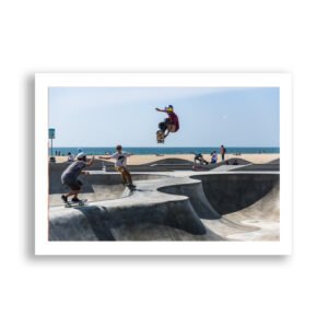 Venice Beach skateboarders, Los Angeles